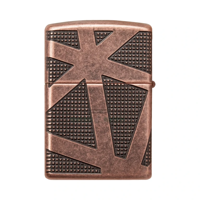 Armor heavy-wall bottom stamp on the antique copper Zippo 49036
