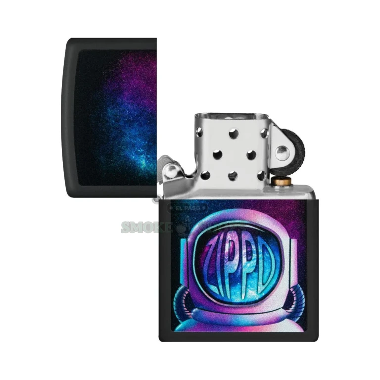 Bottom stamp of the Zippo Astronaut 49773 showing the Bradford, Pennsylvania USA markings
