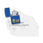 Zippo Beer 30 Design Windproof Lighter, Royal Blue Matte (29869) thumbnail