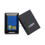 Zippo Beer 30 Design Windproof Lighter, Royal Blue Matte (29869) thumbnail