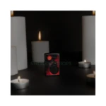Zippo Black Cat Design Lighter, Black Matte (48453) — Color Image thumbnail