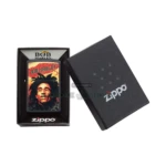 Zippo Bob Marley Illustration Design Lighter, Black Matte (49154) thumbnail