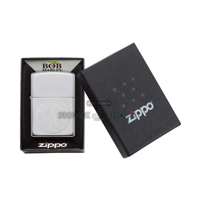 Dated Zippo bottom stamp on the base of the Bob Marley 29769 lighter