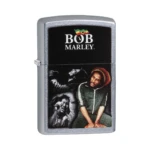Zippo Bob Marley Memorable Moments Lighter, Street Chrome (29572) thumbnail