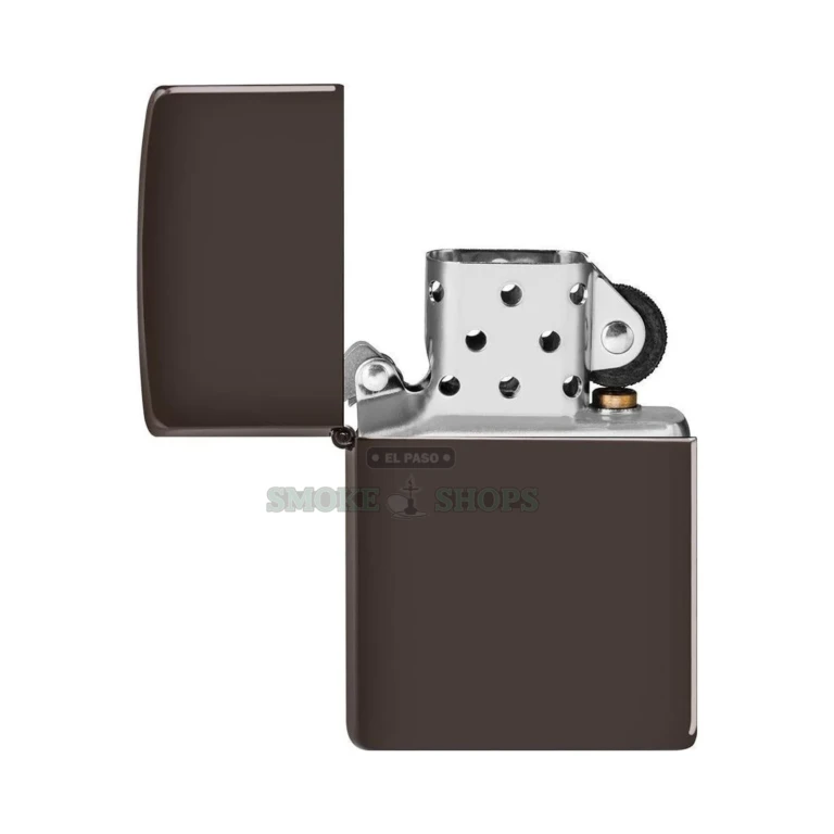 Zippo 49180 lighter shown closed from the side at full Classic case size