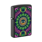 Zippo Cannabis Pattern Design Lighter, Black Matte (48583) in El Paso thumbnail