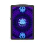 Zippo Cannabis Pattern Design Lighter, Black Matte (48583) in El Paso thumbnail