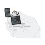 Zippo Cannabis Design Lighter, Black Matte (48927) in El Paso thumbnail