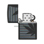 Zippo Cannabis Design Lighter, Black Matte (48927) in El Paso thumbnail