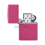 Zippo Classic Frequency Windproof Lighter (49846), Hot Pink Matte thumbnail