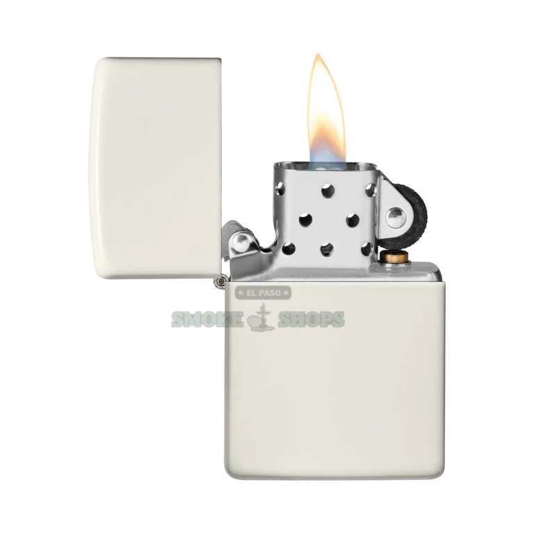 Zippo Classic Glow In The Dark windproof lighter model 49193 with luminous matte case, closed