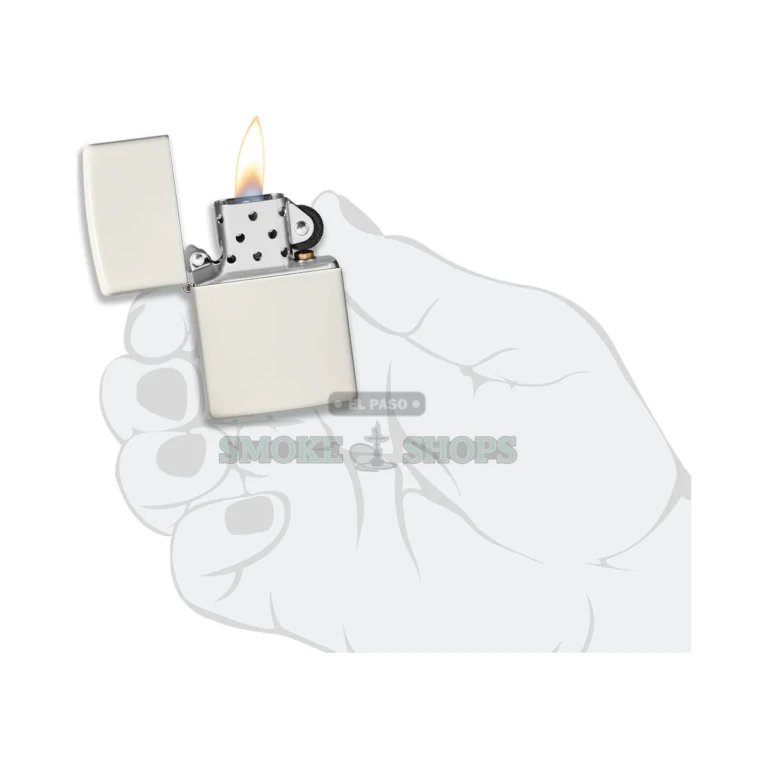 Zippo Classic Glow In The Dark windproof lighter model 49193 with luminous matte case, closed