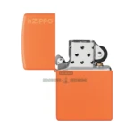 Zippo Classic Orange Matte with Zippo Logo Windproof Lighter (231ZL) thumbnail