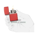 Zippo Classic Red Matte Lighter (233) in El Paso thumbnail
