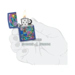 Zippo Color Image Abstract Design Lighter, Royal Blue Matte (48955) thumbnail