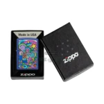 Zippo Color Image Abstract Design Lighter, Royal Blue Matte (48955) thumbnail