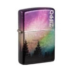 Zippo Colorful Sky Design 540 Color Windproof Lighter, 540 Tumbled Chrome (48771) thumbnail