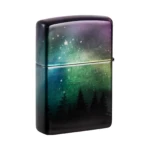 Zippo Colorful Sky Design 540 Color Windproof Lighter, 540 Tumbled Chrome (48771) thumbnail