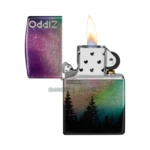 Zippo Colorful Sky Design 540 Color Windproof Lighter, 540 Tumbled Chrome (48771) thumbnail