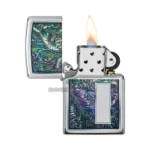 Zippo Colorful Venetian Design Lighter, High Polish Chrome (49139) thumbnail