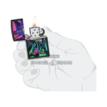 Zippo Counter Culture Design Windproof Lighter, Black Matte (48386) thumbnail