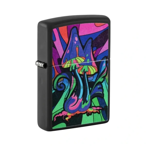 Zippo Counter Culture Design Windproof Lighter, Black Matte (48386)