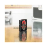 Zippo Crow Tattoo Design Black Matte Windproof Lighter (48611) in El Paso thumbnail