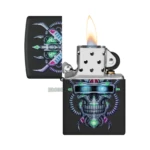 Zippo Cyber Skull Design Lighter, Black Matte (48516) in El Paso thumbnail
