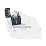 Zippo Cyber Skull Design Lighter, Black Matte (48516) in El Paso thumbnail