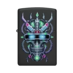 Zippo Cyber Skull Design Lighter, Black Matte (48516) in El Paso thumbnail