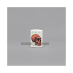 Zippo Cyber Skull Design Windproof Lighter, White Matte (48659) thumbnail