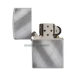 Zippo Classic Diagonal Weave Lighter, Brushed Chrome (28182) in El Paso thumbnail