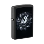 Zippo Dragon Eye Design Black Light Black Matte Windproof Lighter (48608) thumbnail