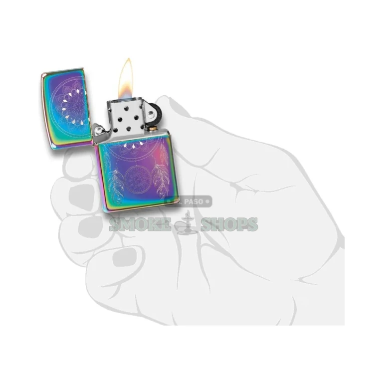 Zippo Dream Catcher lighter in its gift box at El Paso Smoke Shops