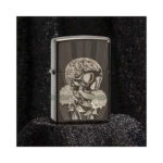 Zippo Fancy Skull Design Windproof Lighter, Black Ice (29883) in El Paso thumbnail