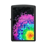 Zippo Pattern Design Color Image Black Matte Windproof Lighter (48733) thumbnail