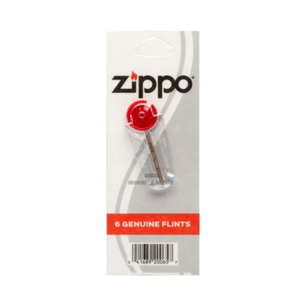 Genuine Zippo flint replacement pack in El Paso, 6 flints per dispenser card, fits all Zippo windproof lighters
