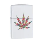 Zippo Floral Weed Design Lighter, White Matte (29730) in El Paso thumbnail