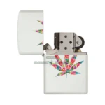 Zippo Floral Weed Design Lighter, White Matte (29730) in El Paso thumbnail
