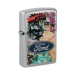 Zippo Ford Collage Design Lighter, Color Image, Street Chrome in El Paso thumbnail