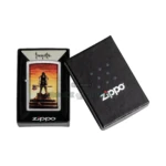 Zippo Frank Frazetta The Executioner Color Image Windproof Lighter, Street Chrome (48556) thumbnail