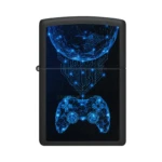 Zippo Gaming Design Color Image Windproof Lighter, Black Matte (48912) thumbnail