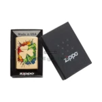 Zippo Graffiti Clover Design 540 Fusion Lighter, High Polish Brass (49125) thumbnail