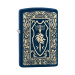 Zippo Heraldic Crest Design Windproof Lighter, Navy Matte (239) thumbnail