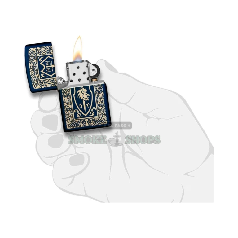 Bottom stamp of the Zippo Heraldic Crest model 239 Navy Matte lighter