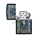 Zippo Heraldic Crest Design Windproof Lighter, Navy Matte (239) thumbnail
