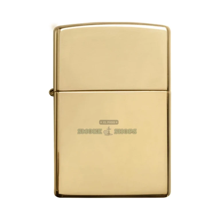 Flat bottom and bottom stamp of the Zippo Classic 254B brass lighter