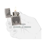 Zippo Illusion Flame Design Lighter, Brushed Chrome (29429) in El Paso thumbnail