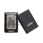 Zippo Illusion Flame Design Lighter, Brushed Chrome (29429) in El Paso thumbnail