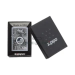Zippo Joined Forces Military Emblem Lighter, Street Chrome (24457) thumbnail